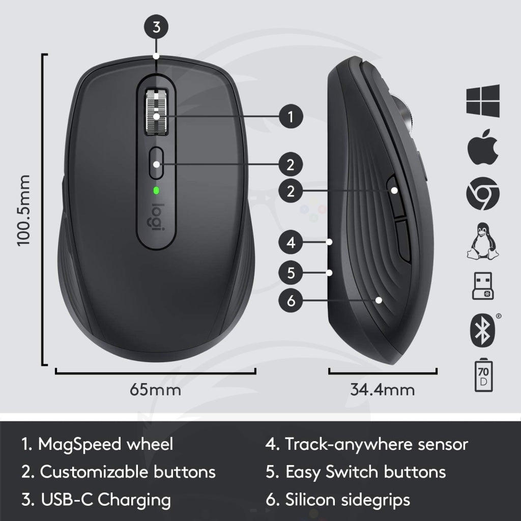 Logitech MX Anywhere 3 Compact Performance Mouse Logitech MX Anywhere 3 Compact Performance Mouse